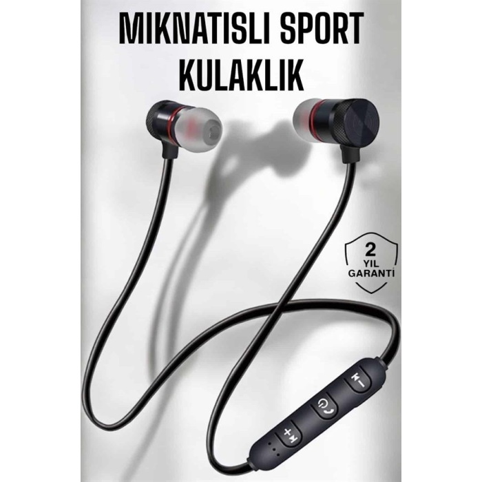 Kablolu Mıknatıslı Sport Kulaklık Bluetooth Bağlantılı - Lisinya