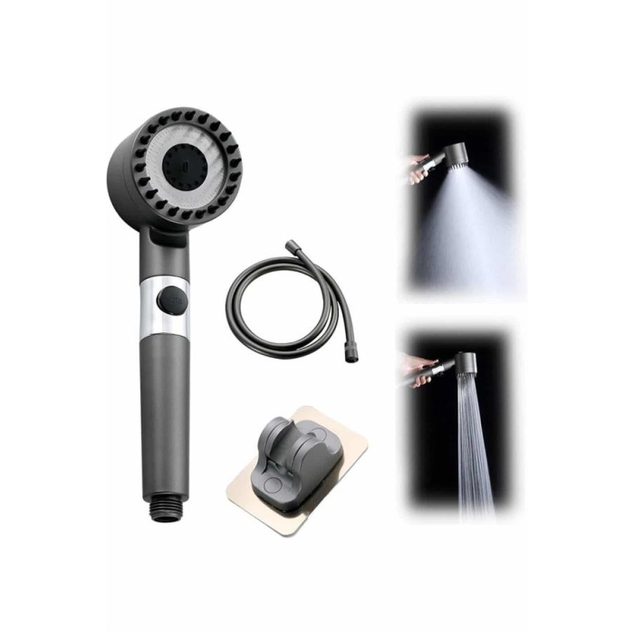 Yeni Nesil Masaj Etkili Duş Başlığı Su Basınçlı Tazyikli Özel - Lisinya