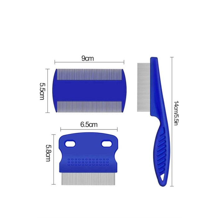 Evcil Hayvan Bit Tarağı Seti Paslanmaz Çelik Bıçaklı 4lü Set - Lisinya