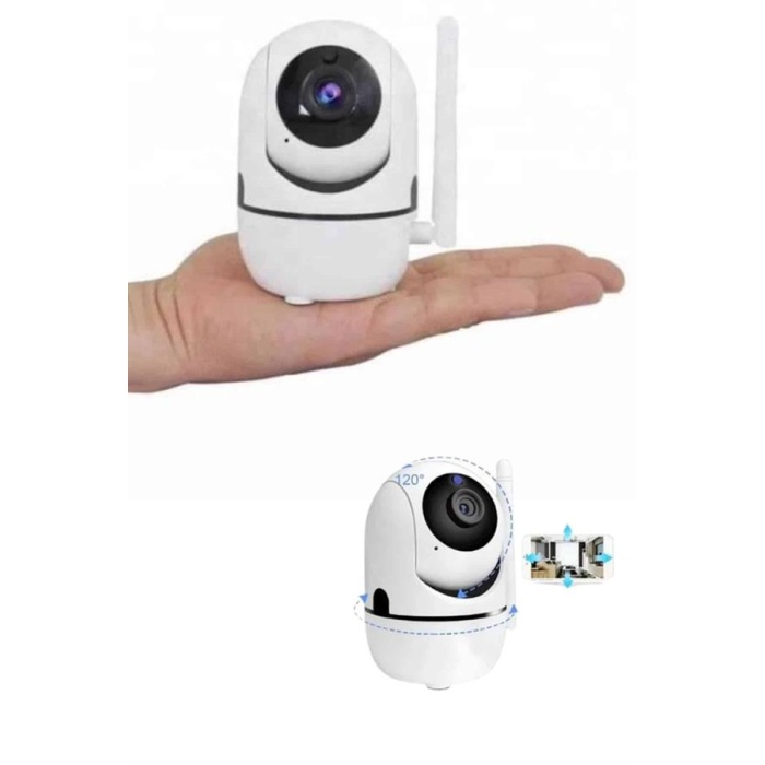 Kablosuz Wifi Destekli Akıllı Güvenlik Kamerası Hareket Sensörlü - Lisinya