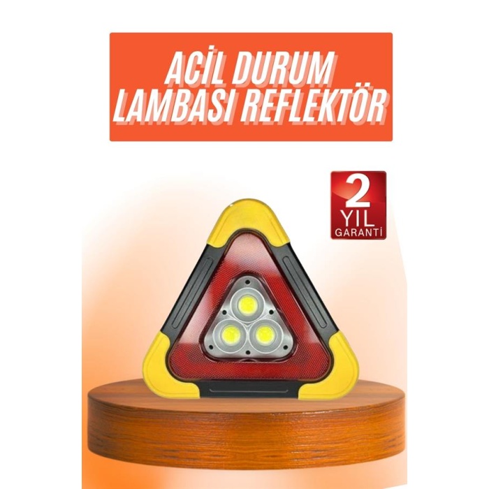 Reflektör Güneş Enerjili Taşınabilir Portatif Acil Güvenlik Işığı Araba Acil Uyarı Işığı - Lisinya