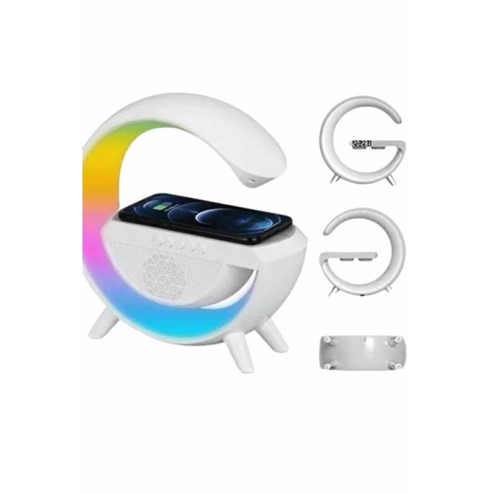 Yeni Nesil Bluetooth Hoparlör Speaker 5.0 Taşınabilir G Şeklinde Powerbankli - Lisinya