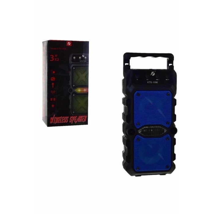 Taşınabilir Kablosuz Bluetooth Hoparlör Uzun Pil Ömrü Led Işıklı - Lisinya