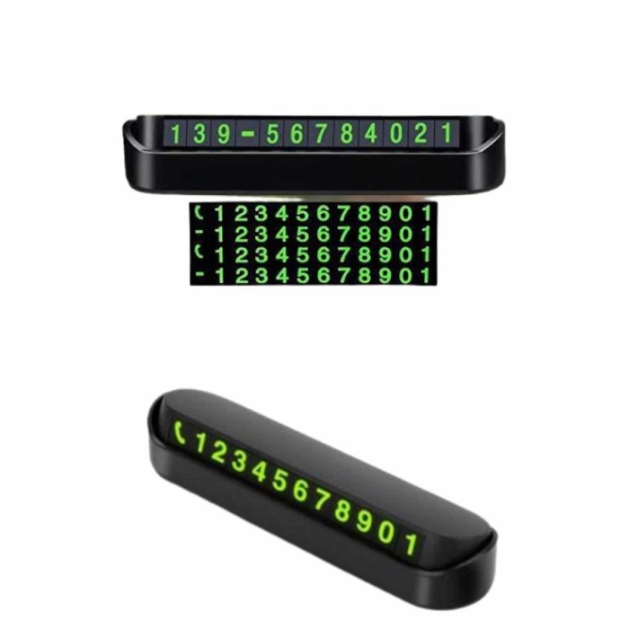Araç Park Numaratörü Tüm Araçlara Uyumlu Araba Numaralık - Lisinya