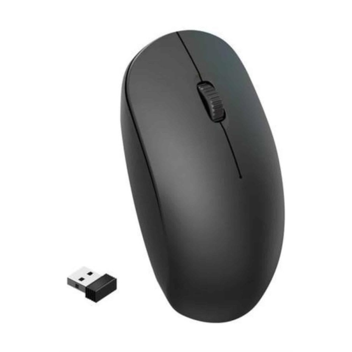 Siyah Kablosuz Mouse Wireless Mouse Minimal Tasarım - Lisinya