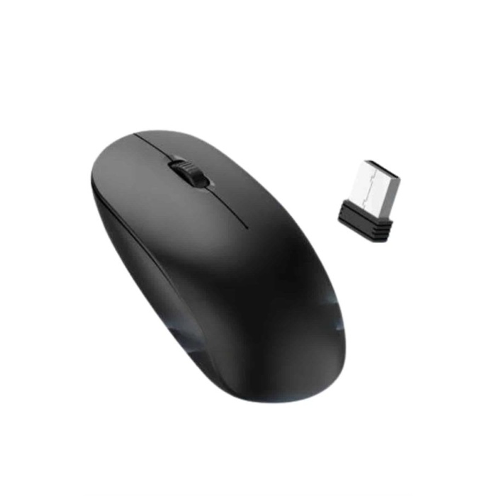 Siyah Kablosuz Mouse Wireless Mouse Minimal Tasarım - Lisinya