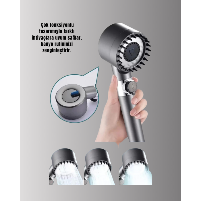 Banyo İçin Filtreli Duş Başlığı Pratik Kullanım - Lisinya