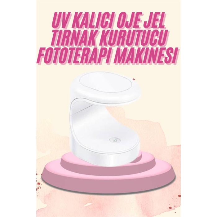 Mini Taşınabilir Kalıcı Oje Jel Tırnak Kurutucu Fototerapi Makinesi - Lisinya