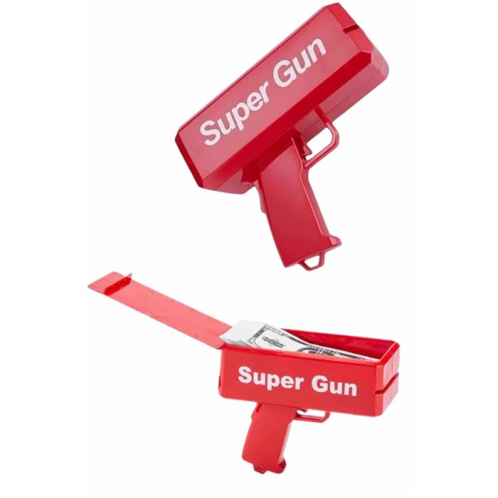 Para Dolar Atma Makinası Super Money Gun Para Saçma Fırlatma Tabancası - Lisinya