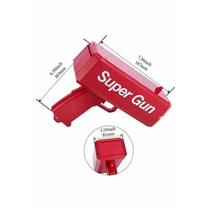 Para Dolar Atma Makinası Super Money Gun Para Saçma Fırlatma Tabancası - Lisinya