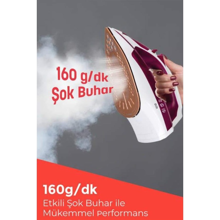 2200W Seramik Kaplama Estetik Tasarımı 360 Derece Dönebilir Kablosu - Lisinya