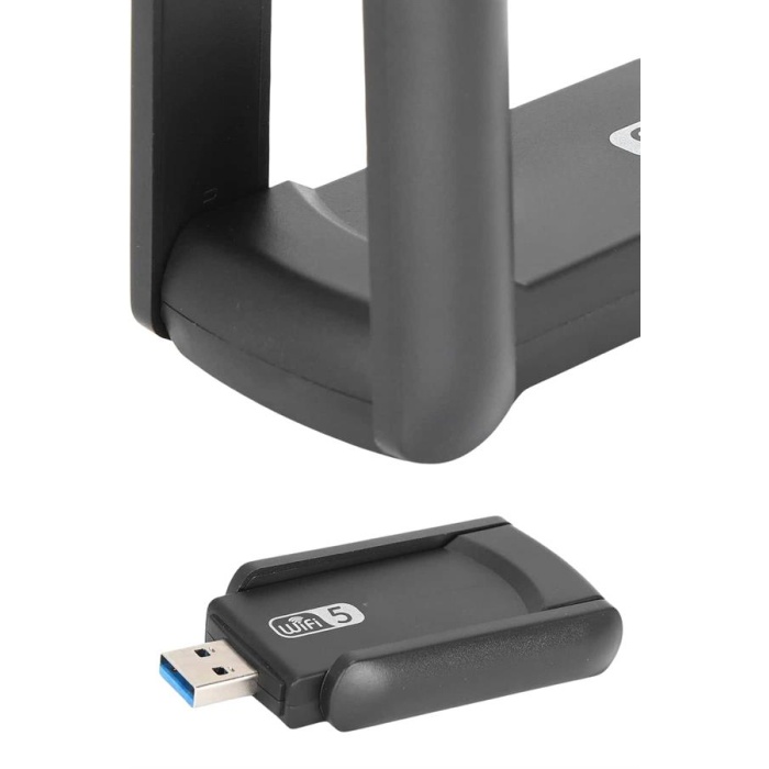 Mbps Wifi Alıcı Kablosuz Wifi Adaptörü Çift Band Çift Antenli - Lisinya