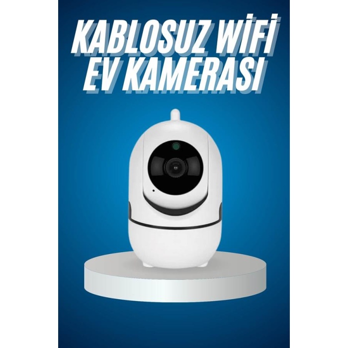 Mini IP Kamera Hareketli Güvenlik Kamerası Kablosuz Wifi Kamera Mikrofonlu - Lisinya