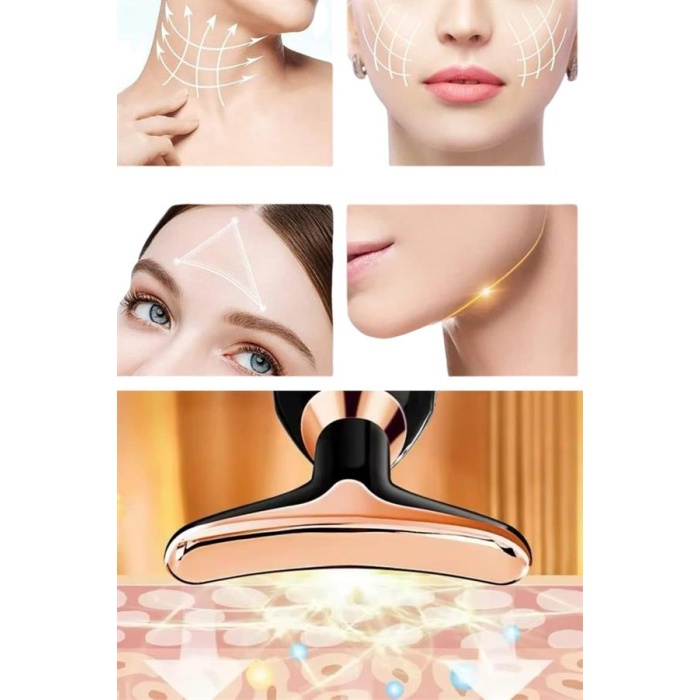 Gıdık Ve Sarkma Giderici Boyun Ve Yüz Güzellik Cihazı Pilli - Lisinya