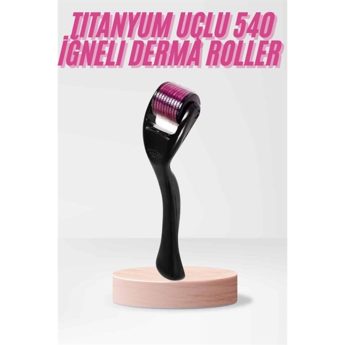540 Iğneli Derma Roller 1Mm Titanyum Uçlu Saç Kaş Serum Kullanımına Uygun - Lisinya