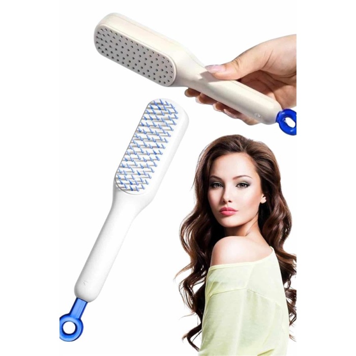 Kendi kendini Temizleyebilen Hijyenik Saç Fırçası Anti-Statik Teknolojisi - Lisinya