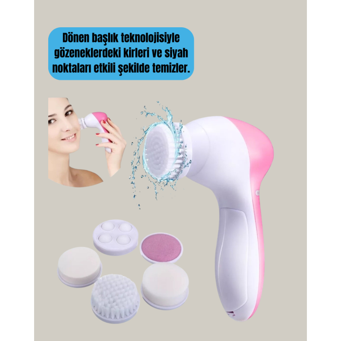Fırçalı Yüz Temizleme ve Spa Masaj Cihazı - Lisinya