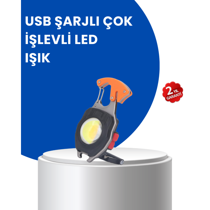 Çok Modlu LED Işıklı Pratik Anahtarlık - Lisinya