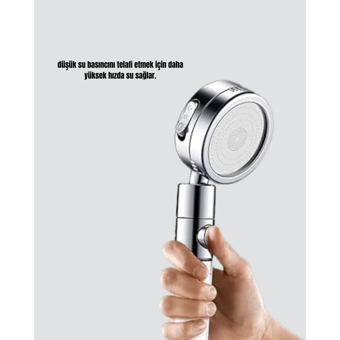 Masaj ve Yağmur Modlu Su Tasarruflu Duş Başlığı - Lisinya