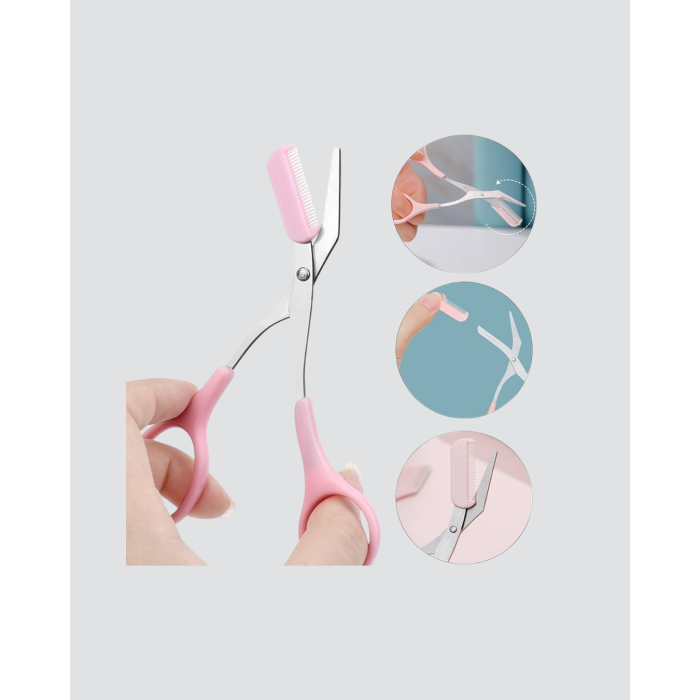 Taşınabilir Kaş ve Kirpik Düzenleme Makası – Ergonomik Tasarım - Lisinya