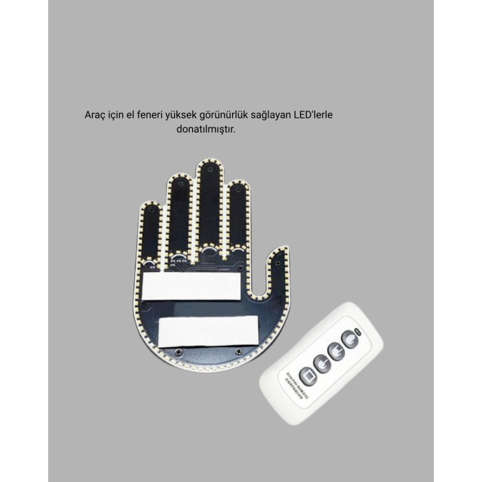 Kompakt Tasarımlı LED Jest Işığı – Selam ve Teşekkür Modları - Lisinya