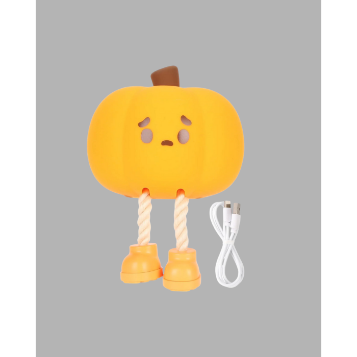Pumpkin LED Gece Lambası Üç Kademeli Işık Ayarlı - Lisinya