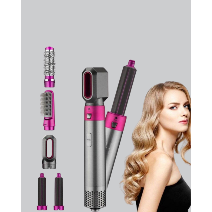 5’i 1 Arada Saç Şekillendirici Set Kuaför Düzeyinde Performans ve Ergonomik Tasarım - Lisinya