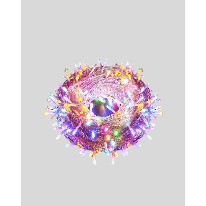 5 Metre Şeffaf Kablo LED Peri Işığı 50 Ampullü Dekoratif Led - Lisinya