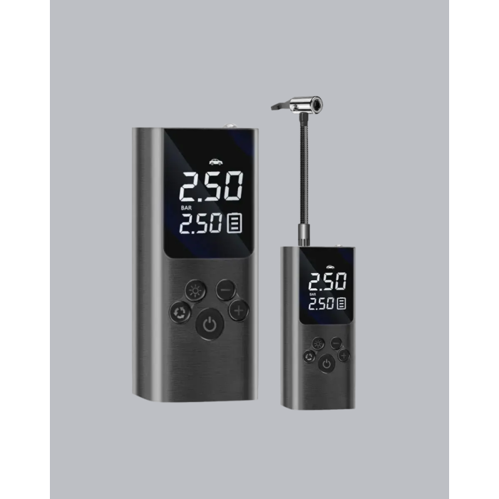 USB Şarjlı Taşınabilir Hava Kompresörü Dijital Ekranlı - Lisinya
