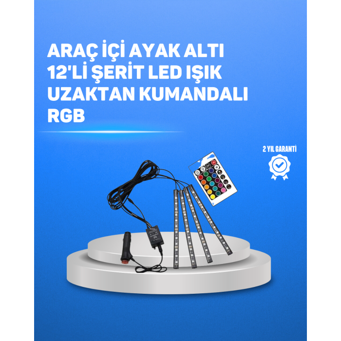 RGB LED Şerit Aydınlatma – Kolay Kurulumlu - Lisinya