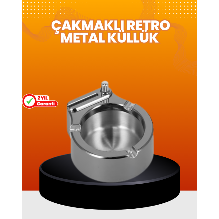 Küllük ve Çakmak Birleşik Set Paslanmaz Çelik Gövde - Lisinya