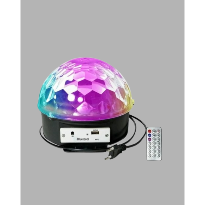 RGB LED Disko Topu Projektör – Ev Partileri, Doğum Günleri ve Eğlence İçin Işık Şovu - Lisinya