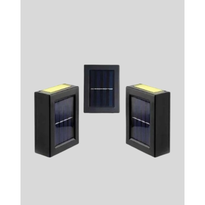 Solar Güçlü 6 LED Dış Mekan Lambası – Otomatik Aç/Kapa Işık Sensörlü Aydınlatma - Lisinya