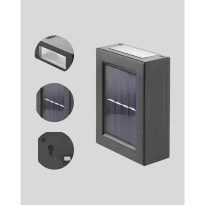 Güneş Enerjili 6 LED Solar Lamba – Fotoselli, Su Geçirmez ve Çevre Dostu Bahçe Işığı - Lisinya