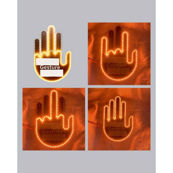 El Hareketiyle Kontrol Edilen 176 LED Amber Güvenlik Lambası - Lisinya