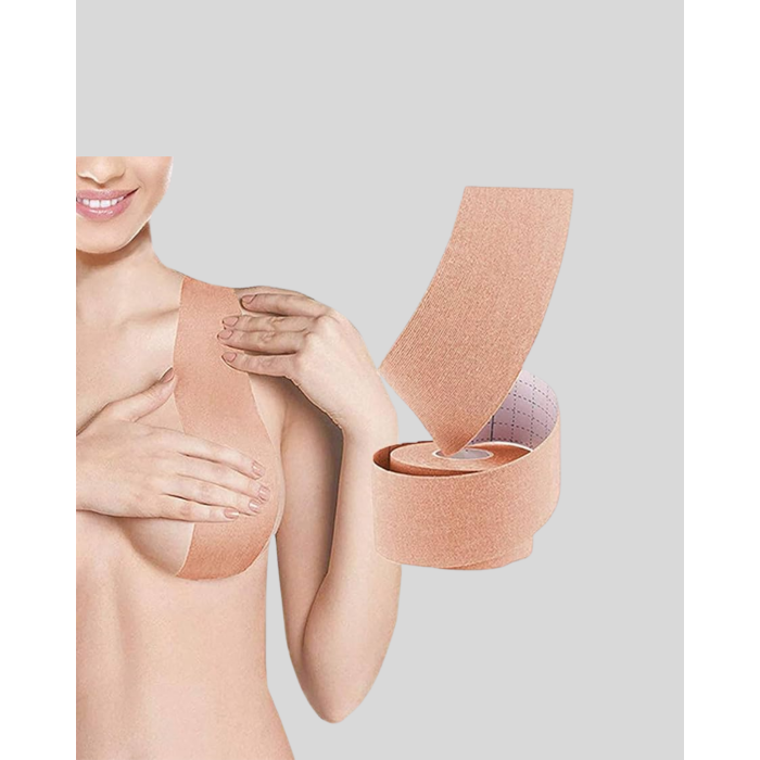 Suya Dayanıklı Görünmez Göğüs Bandı – Pamuklu ve Esnek Destek Bandı - Lisinya