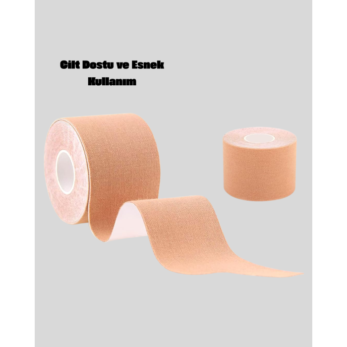 Askısız Görünmez Göğüs Bandı – Dekolteli Kıyafetler İçin Destekleyici Bant - Lisinya