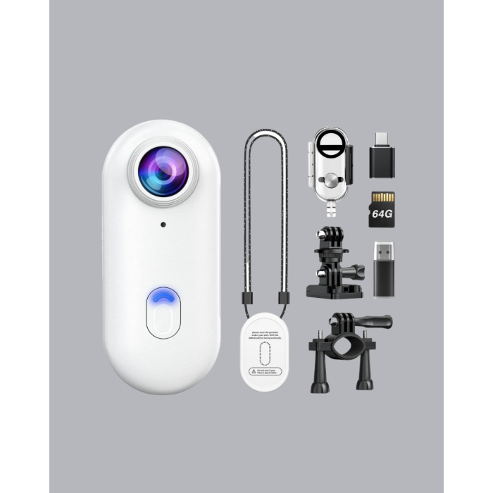 1080P Full HD Spor Kamerası 360° Klips ve WiFi Özellikli - Lisinya