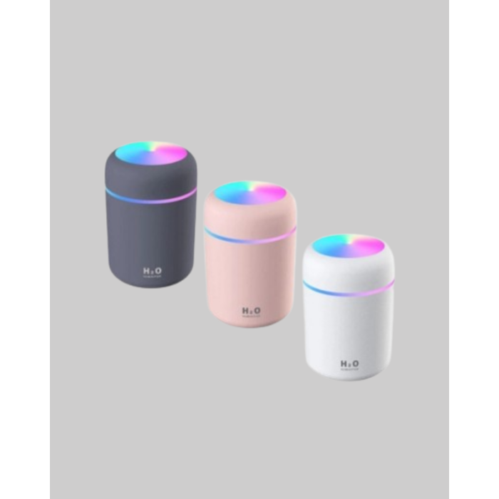 Taşınabilir USB Mini Nemlendirici – LED Aydınlatmalı, Çift Püskürtme Modu - Lisinya