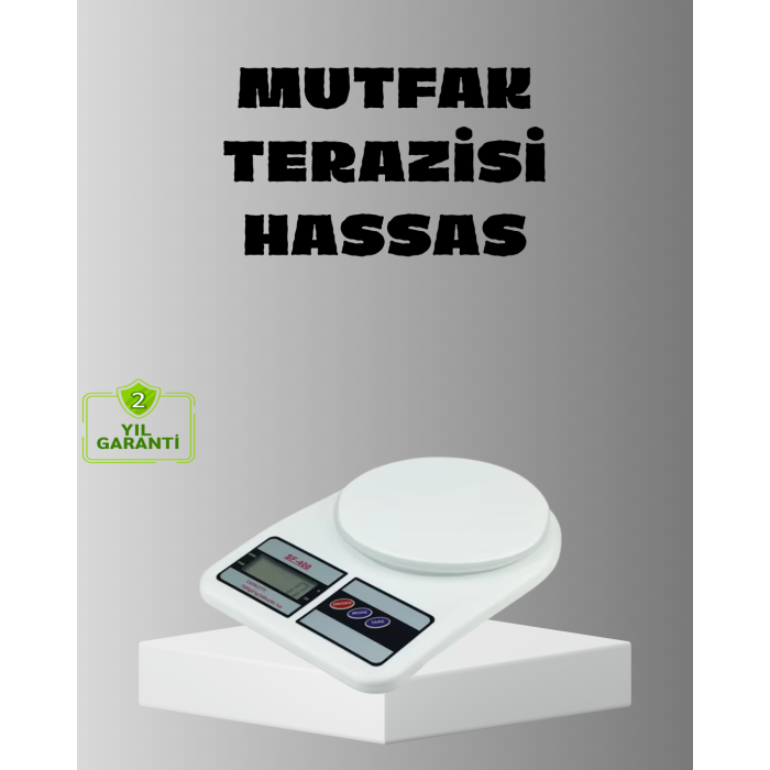 Taşınabilir Hassas Tartı – 5kg Kapasite, 1g Ölçüm, Gram ve Ons Desteği - Lisinya