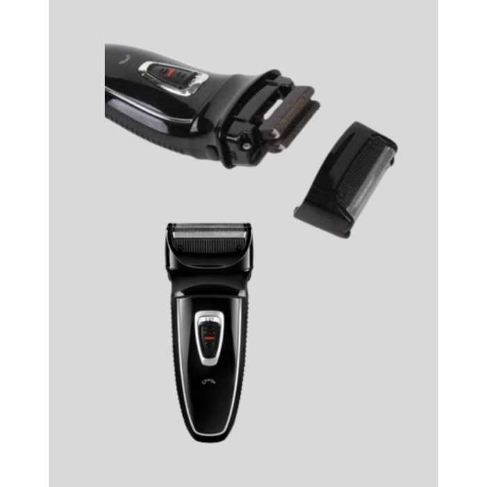 Kablosuz Tıraş Makinesi Çift Başlıklı Kuru Tıraş Folyo Başlık Şarj Göstergeli - Lisinya