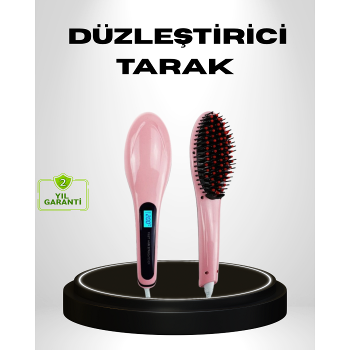 Seramik Plakalı Elektrikli Saç Düzleştirici – Hızlı Isınma, Uzun Kablo, 25W–39W Güç - Lisinya