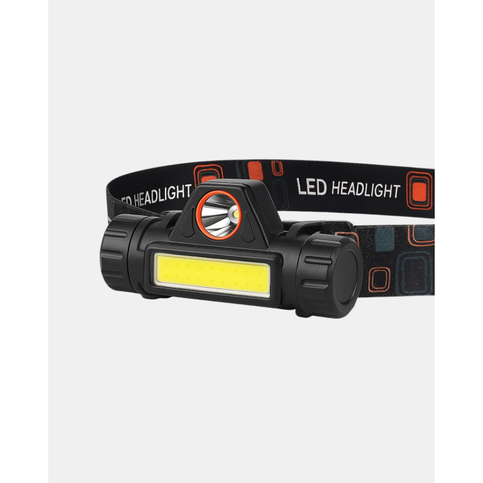 Kamp ve Doğa İçin Şarjlı LED Baş Feneri – Mıknatıslı, Su Geçirmez - Lisinya