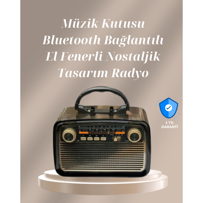 Bluetooth Bağlantılı Taşınabilir Hoparlör – FM/AM Radyo Özellikli, Şarj Edilebilir Batarya, 1 kg - Lisinya