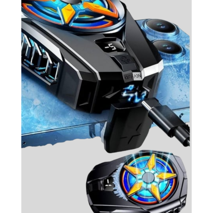 Taşınabilir Şarjlı Telefon Soğutucu – Sessiz Fan Motoru ile Yüksek Performans Koruma - Lisinya