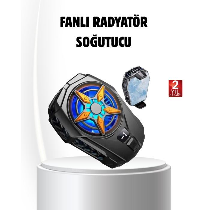 Oyun Telefonu Soğutucu Fan – Şarjlı, Sessiz ve Kompakt Mobil Soğutma Cihazı - Lisinya