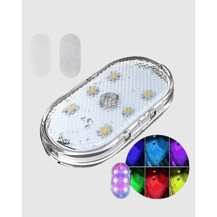 Manyetik Araba İçi Ambiyans LED Işık Seti – Kolay Montajlı ve Kablolara Gerek Yok - Lisinya