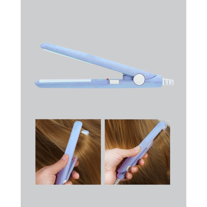 Mini Seramik Saç Düzleştirici – Kompakt Boy, 180°C Hızlı Isınma, Seyahat Tipi - Lisinya