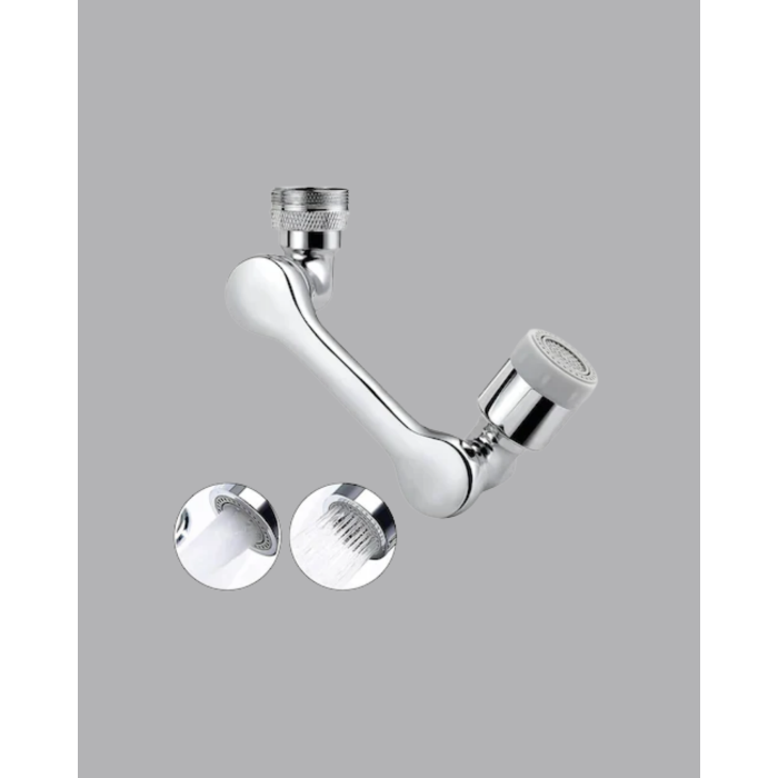 Döner Musluk Başlığı Çok Açılı Robotik Kol Su Tasarruflu - Lisinya