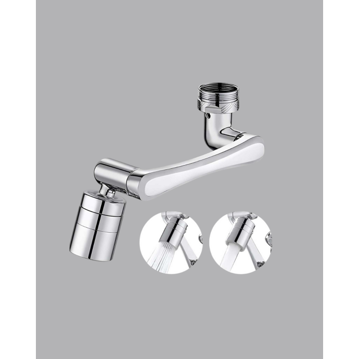 Döner Musluk Başlığı Çok Açılı Robotik Kol Su Tasarruflu - Lisinya